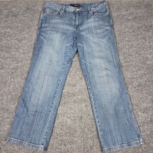 Venezia Womens Plus Size 18 Blue Straight Leg Stretch Denim Jeans Medium Wash